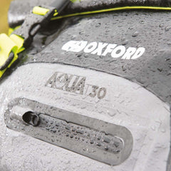 Oxford Aqua T-30 Roll Bag- Black/Grey/Fluo