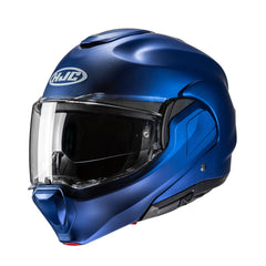 HJC F100 Semi Flat Metallic Blue