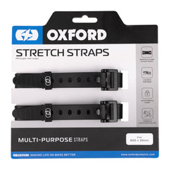 Stretch straps Black (Pair)