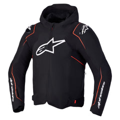 Alpinestars Zaca V2 Waterproof Jacket Black Red Fluo