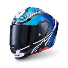 Alpinestars S-R7 Zeal Helmet ECE06 Black Pink Fluo White Glossy