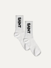 Unisex SA1NT Bamboo Crew Socks - White