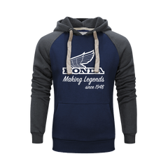 Honda Legend Maker Hoodie - Grey/ Blue