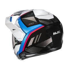 HJC I80 Imes MC1SF - White, Blue, Red