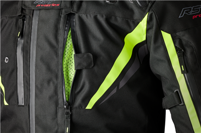 RST PARAGON 7 JACKET BLACK FLURO