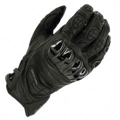 RICHA STEALTH LEATHER GLOVES | BLACK