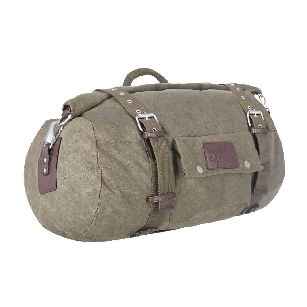 Oxford Heritage Roll Bag Khaki 30L