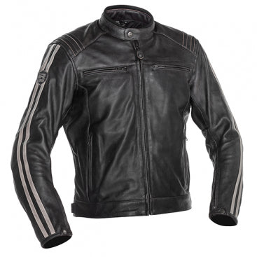 RICHA RETRO RACE 3 LEATHER JACKET | BROWN