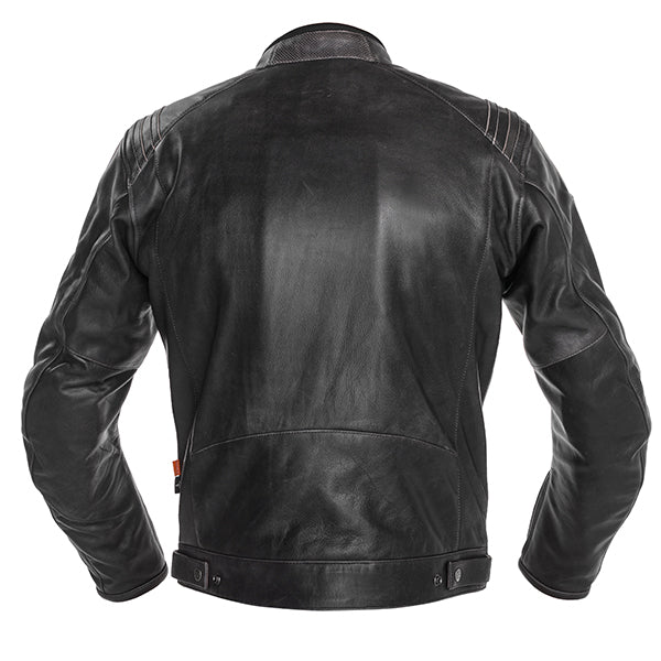 RICHA RETRO RACE 3 LEATHER JACKET | BROWN