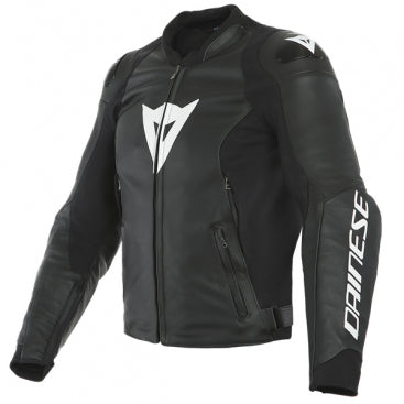 DAINESE SPORT PRO LEATHER JACKET 622 | BLACK/WHITE