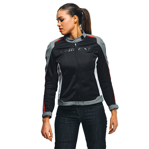 DAINESE HYDRAFLUX 2 AIR LADY DD JACKET 60F | GREY/RED