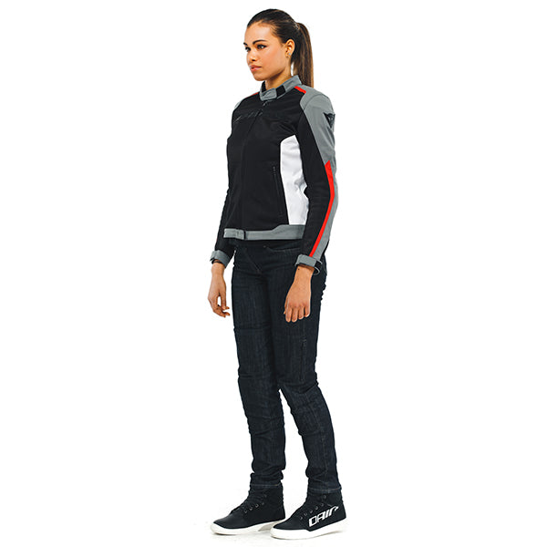 DAINESE HYDRAFLUX 2 AIR LADY DD JACKET 60F | GREY/RED