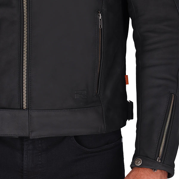 RICHA CHARLESTON LEATHER JACKET | BLACK