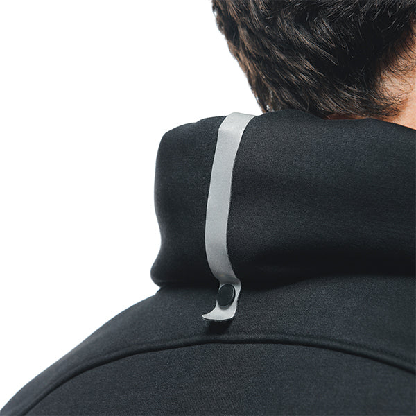 DAINESE DAEMON-X SAFETY HOODIE 948 | BLACK/WHITE