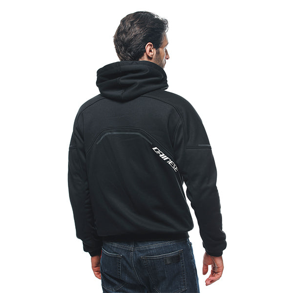 DAINESE DAEMON-X SAFETY HOODIE 948 | BLACK/WHITE