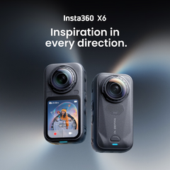 Insta360 X6 Action Camera - Motorcycle Bundle