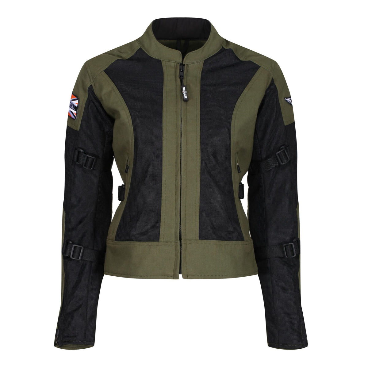 MOTOGIRL JODIE JACKET | KHAKI GREEN