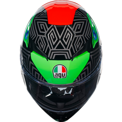 AGV K3 KAMALEON - Black/Green