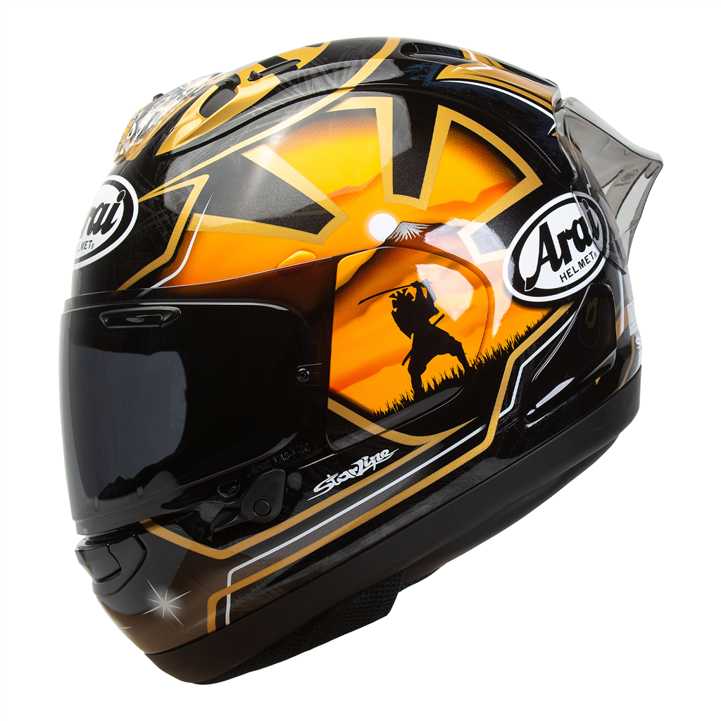 ARAI RX-7V EVO PEDROSA SPIRIT GOLD