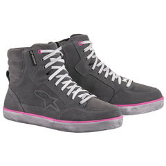 ALPINESTARS STELLA J-6 W/P BOOT | GREY/FUCHSIA