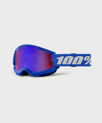100% Strata 2 Goggles - Blue/ Red