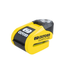 OXFORD QUARTZ XA6 ALARM DISK LOCK YELLOW