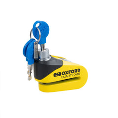 OXFORD QUARTZ XA6 ALARM DISK LOCK YELLOW