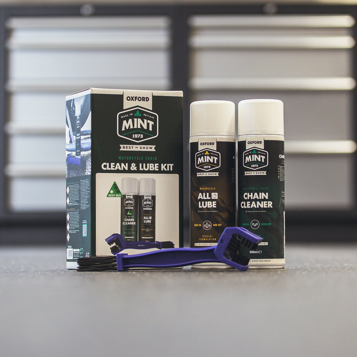 Oxford Mint Motorcycle Chain & Lube Kit