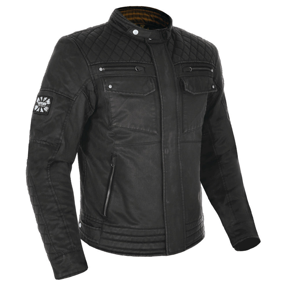 Oxford Hardy Wax Jacket Black - TM250401S