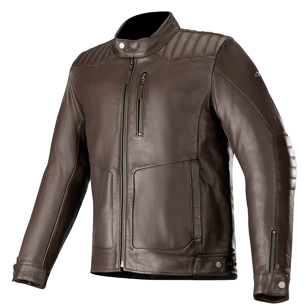 Alpinestars Crazy Eight Leather Jacket Tobacco Brown