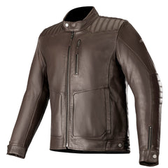 Alpinestars Crazy Eight Leather Jacket Tobacco Brown