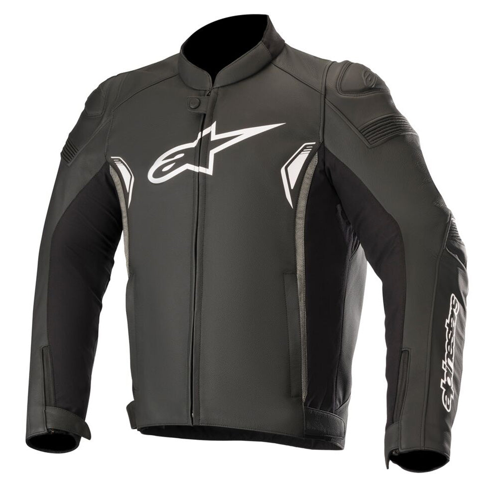 Alpinestars SP-1 v2 Leather Jacket Black & Dark Grey