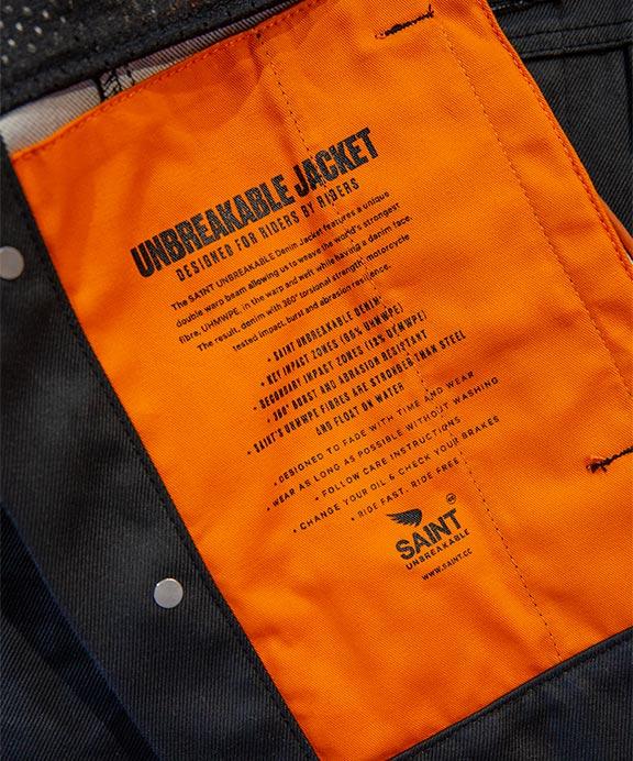 SA1NT UNBREAKABLE JACKET (ARMOUR POCKETS) - BLACK