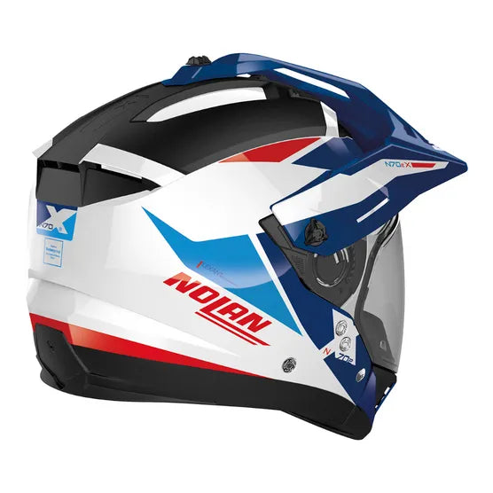 Nolan N70-2 X N-Com - Stunner Red/White/Blue