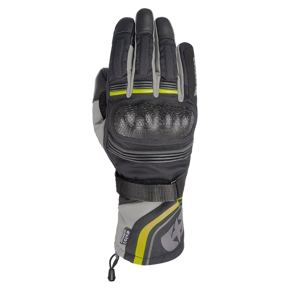 Oxford Montreal 4.0 MS Dry2Dry Glove Black Grey & Fluo - GM2504022XL
