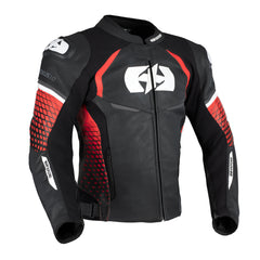 Oxford Nexus 1.0 Leather MS Jkt Blk/Red