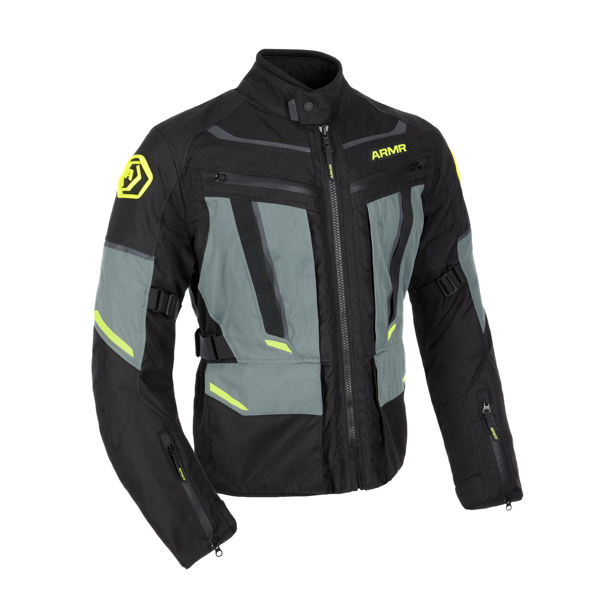 ARMR Kumaji 3.0 WP MS Jkt Blk/Grn/Fluo Ylw