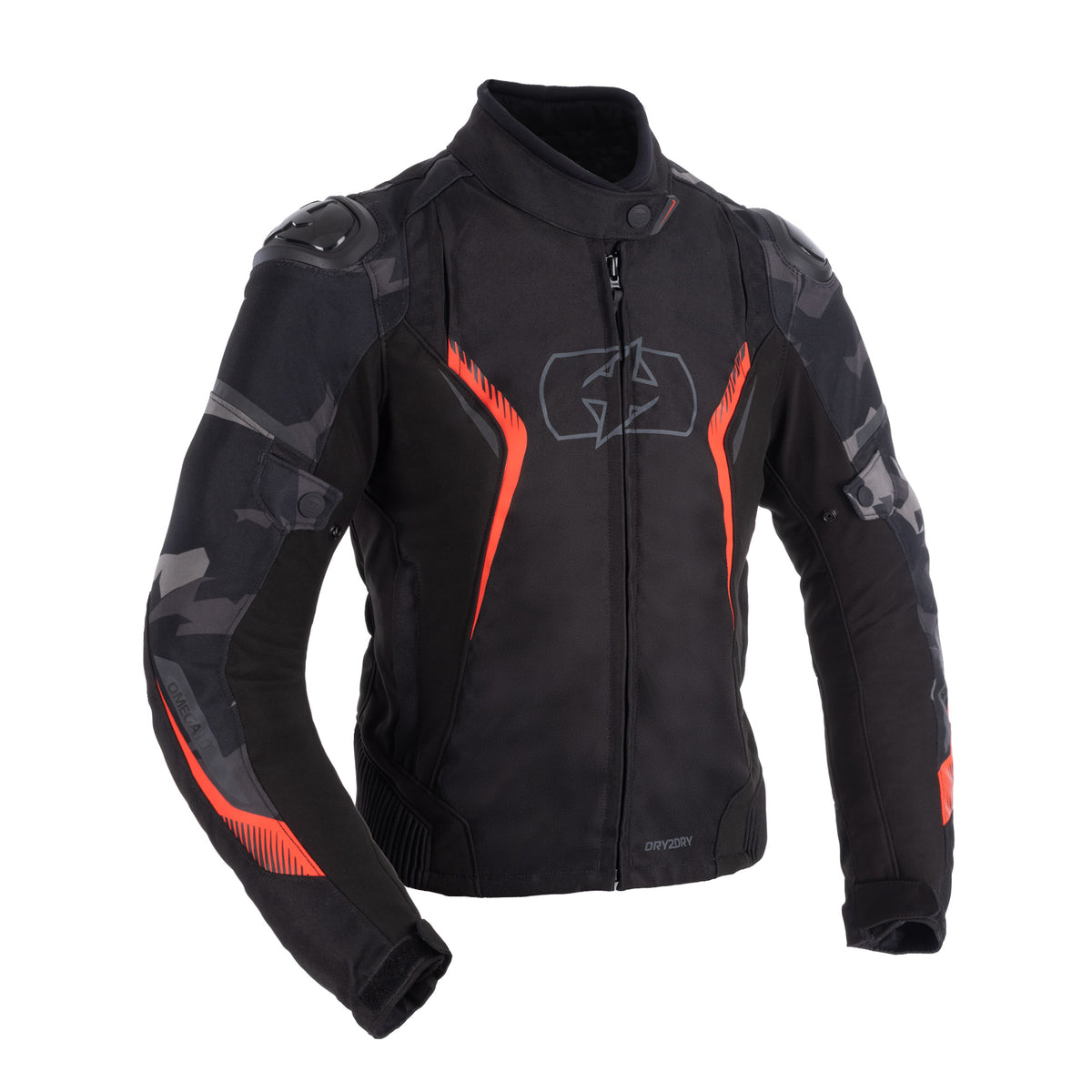 Oxford Omega 1.0 D2D WS Jkt Blk/Camo/Red