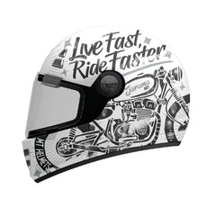 MT Jarama SV Art A2 Gloss White/Black