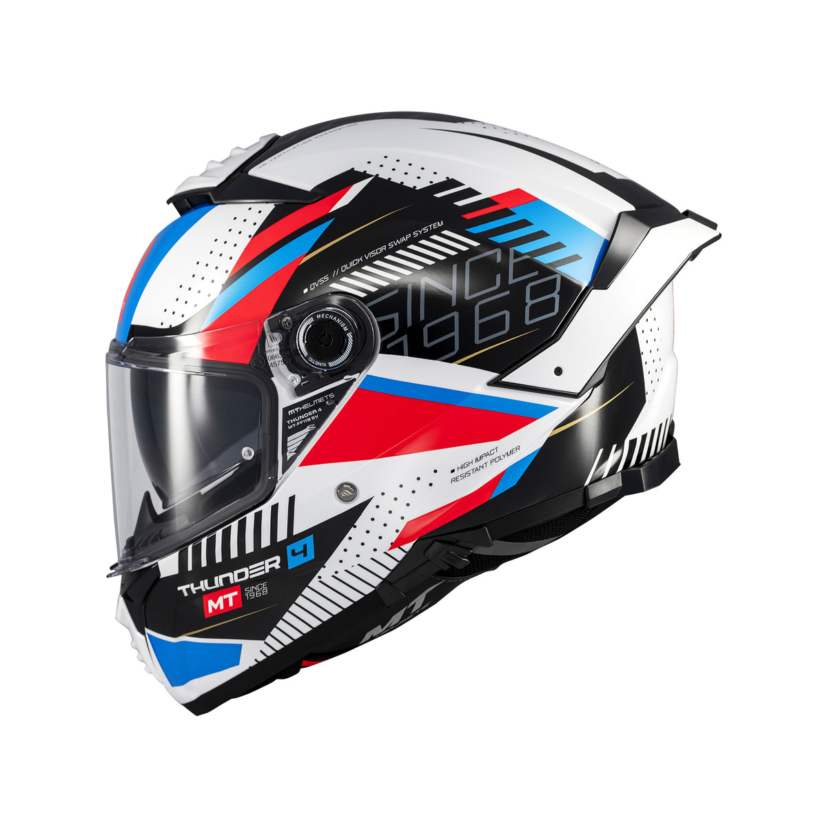 MT Thunder 4 Lumin A7 Gloss White/Blue/Red