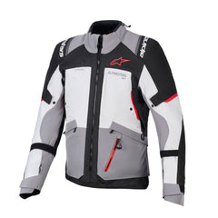 Andes V4 Drystar Jkt Dark Grey Ice Grey Blk Bright Red