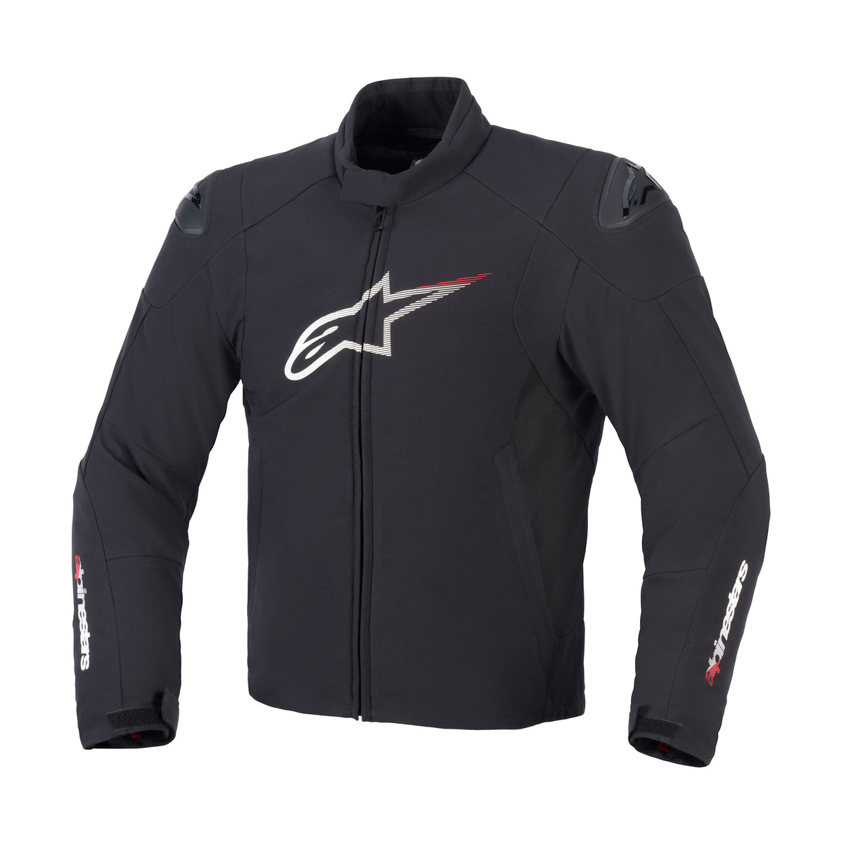 Alpinestars SMX Waterproof Jacket Black White Bright Red