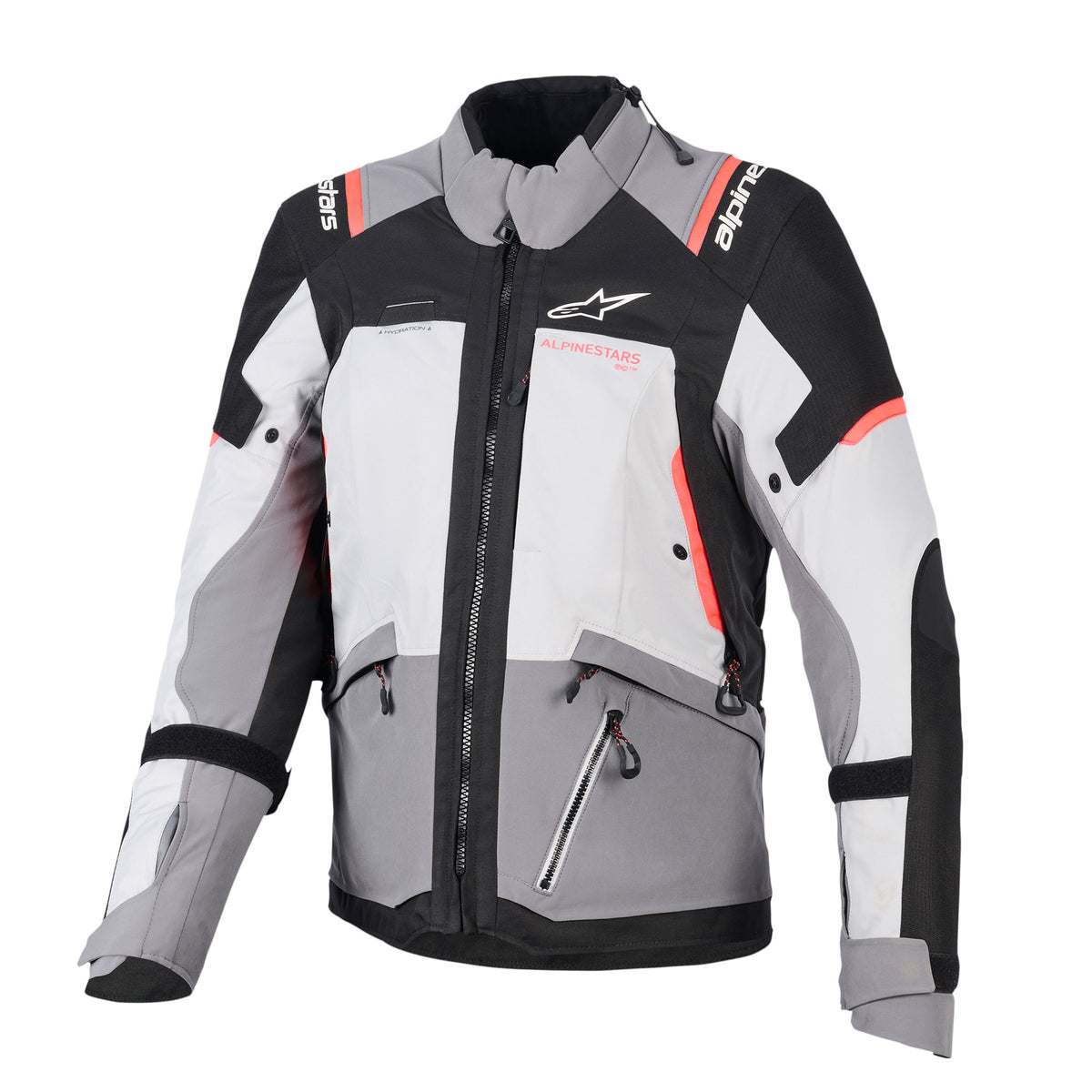 Alpinestars Stella Andes V4 Drystar Jkt Dark Grey Ice Grey Blk Coral