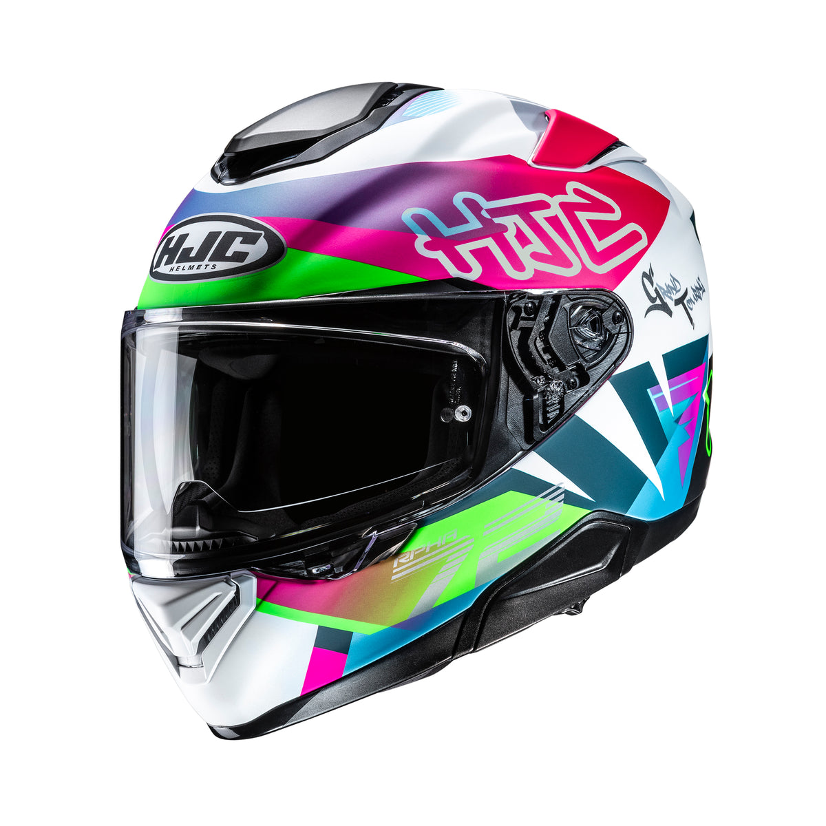 HJC RPHA 72 Goldy MC84SF Pink Green
