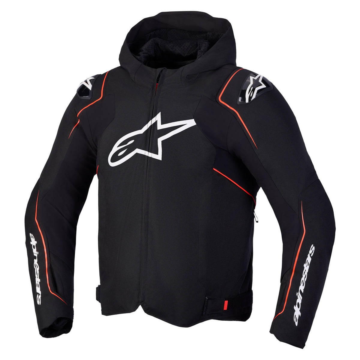 Alpinestars Zaca V2 Waterproof Jacket Black Red Fluo
