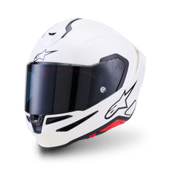 Alpinestars S-R7 Solid Helmet ECE06 White Glossy
