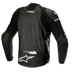 ALPINESTARS GP FORCE LEATHER AIRFLOW JACKET | BLACK/WHITE