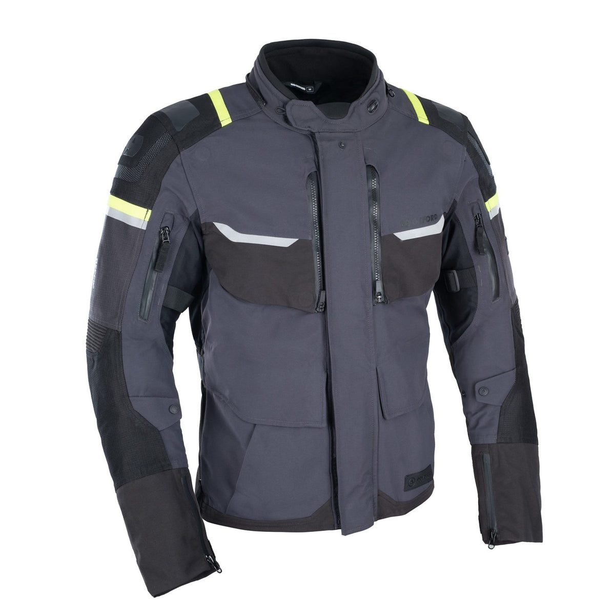 OXFORD STORMLAND JACKET | GREY/FLUO