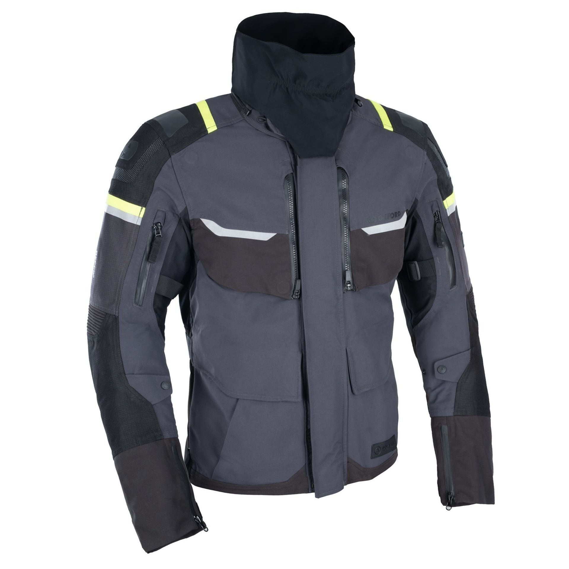 OXFORD STORMLAND JACKET | GREY/FLUO