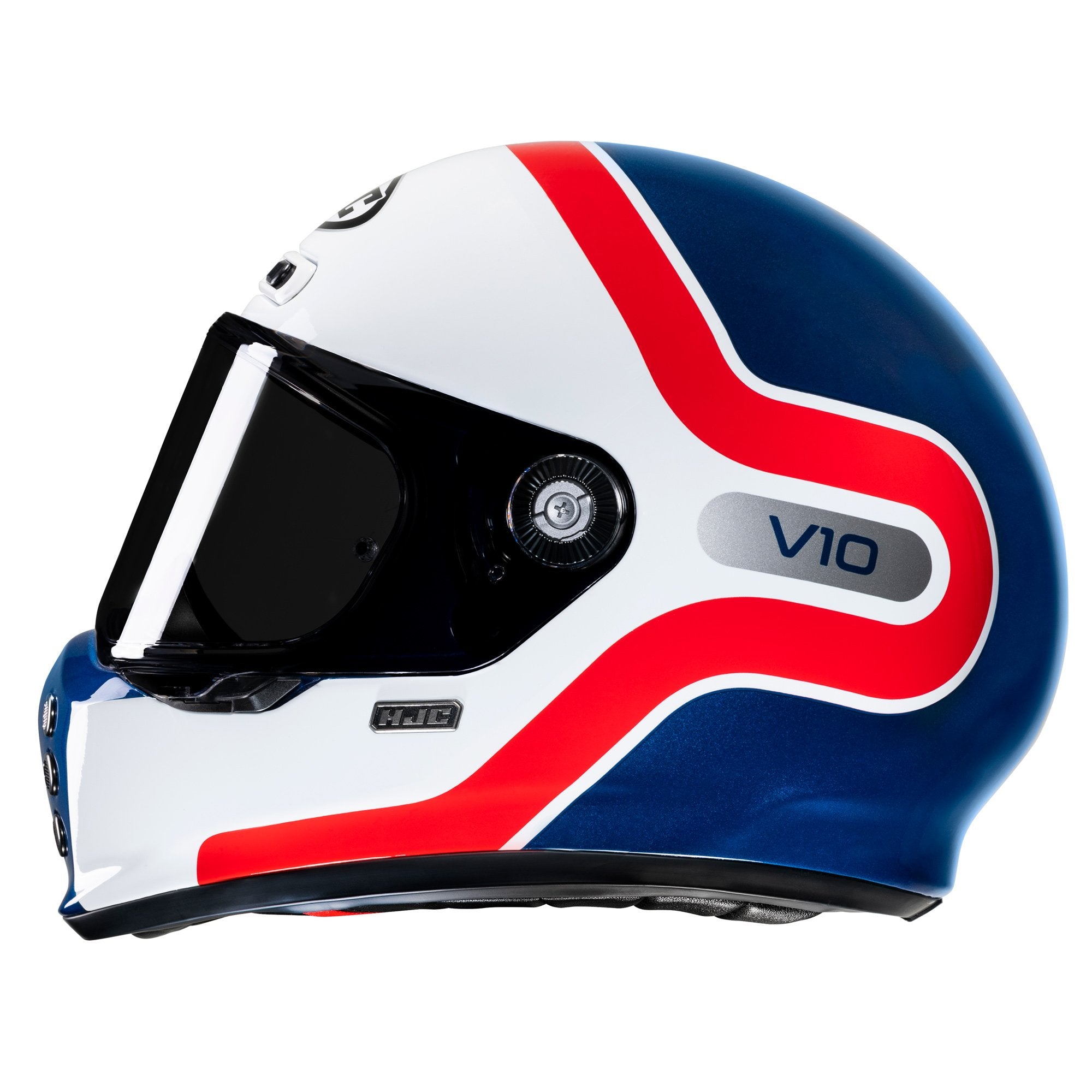 HJC V10 - Grape MC21 - White/Red/Blue